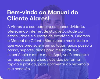 Banner Manual do Cliente Alares